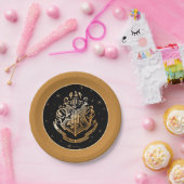 Assiettes En Carton HOGWARTS™ Crest doré (Fête)