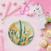 Assiettes En Carton Hokusai grasshopper et iris Japon (Fête)