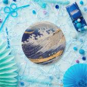 Assiettes En Carton Hokusai Ocean Waves Sea Boats (Fête)