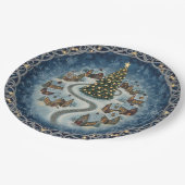 Assiettes En Carton Holiday Paper Plates (Angle)