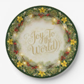 Assiettes En Carton Holiday Paper Plates (Devant)