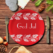 hollies blanches en rouge - Dieu Jul