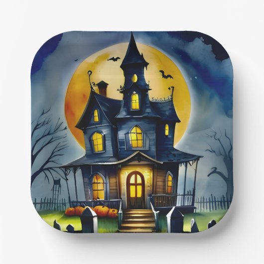 Assiettes En Carton Hollow et Moon (Recto)