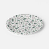 Assiettes En Carton Holly et Pine (Angle)