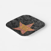 Assiettes En Carton Hollywood Star (Angulaire)