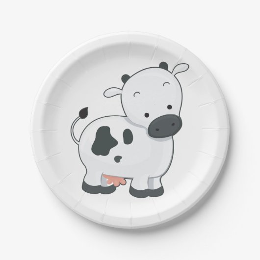 Assiettes En Carton Holstein Calf (Devant)