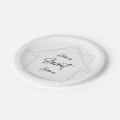 Assiettes En Carton Home Sweet Home (Angle)