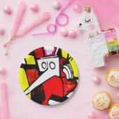 Assiettes En Carton Hominid (Fête)