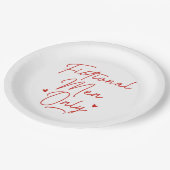 Assiettes En Carton Hommes de fiction uniquement (Angle)