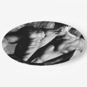 Assiettes En Carton Hommes Dessin D'art Cool Corps Musclé Homme Mignon (Angle)
