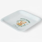 Assiettes En Carton Honey Bear Végétal Joli Garçon Anniversaire (Angulaire)