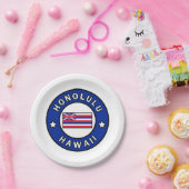 Assiettes En Carton Honolulu Hawaii (Fête)