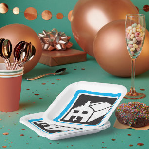 Assiettes En Carton Hôpital Barn Icon minimaliste établissement de soi