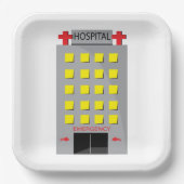 Assiettes En Carton Hôpital Médicale (Recto)