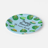 Assiettes En Carton Hoppy Pesach ! Plaques de papier personnalisées (Angle)