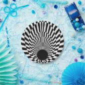 Assiettes En Carton Horizon événement trou noir 3d (Fête)