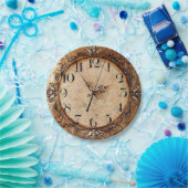 Assiettes En Carton Horloge antique (Fête)