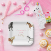 Assiettes En Carton Horse Plaques de fête d'anniversaire (Fête)