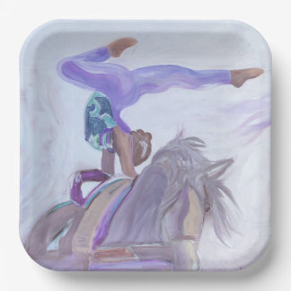 Assiettes En Carton Horse Vaulting