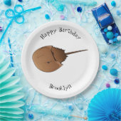 Assiettes En Carton Horseshoe crab (Fête)