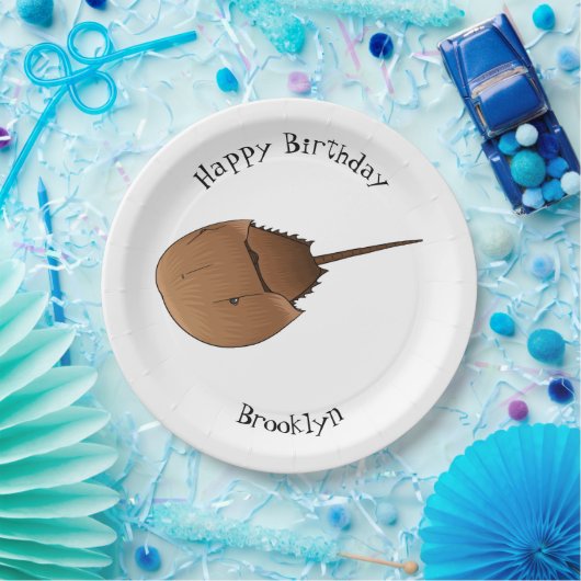 Assiettes En Carton Horseshoe crab (Fête)