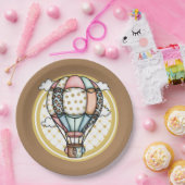 Assiettes En Carton Hot Air Balloon (Fête)