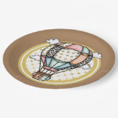 Assiettes En Carton Hot Air Balloon (Angle)