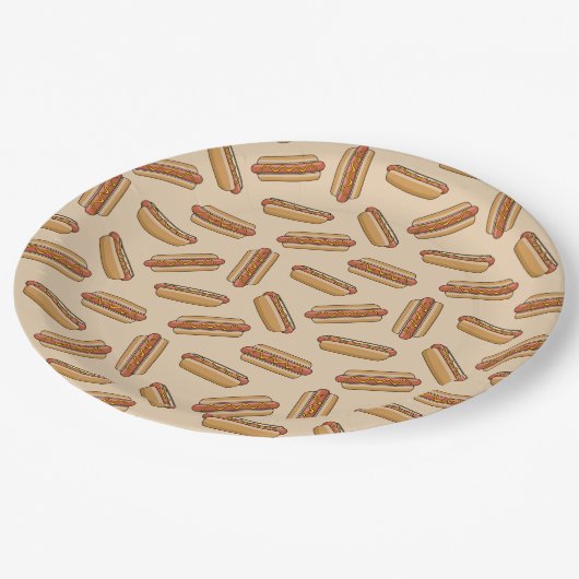 Assiettes En Carton Hot dog (Angle)