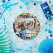 Assiettes En Carton Hot Dog God, New York City (Fête)