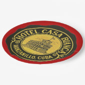 Assiettes En Carton Hotel Casa Blanca, Cuba, Plaques en papier (Angle)