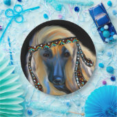 Assiettes En Carton Hound afghan (Fête)