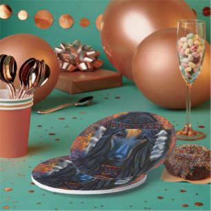 Assiettes En Carton Hound afghan