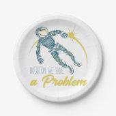 Assiettes En Carton Houston Nous Avons Un Problème (Devant)