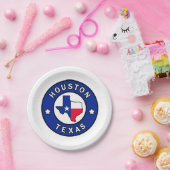 Assiettes En Carton Houston Texas (Fête)