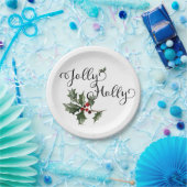 Assiettes En Carton Houx gai (Fête)