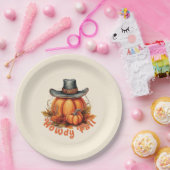 Assiettes En Carton Howdy Fall - Vibes d'automne rustiques (Fête)