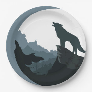 Assiettes En Carton Howl sur la lune