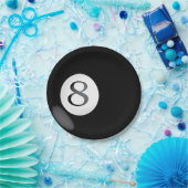 Assiettes En Carton Huit plaques à papier de boule (Fête)