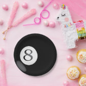 Assiettes En Carton Huit plaques à papier de boule (Fête)