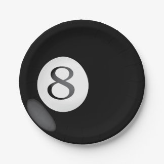 Assiettes En Carton Huit plaques à papier de boule