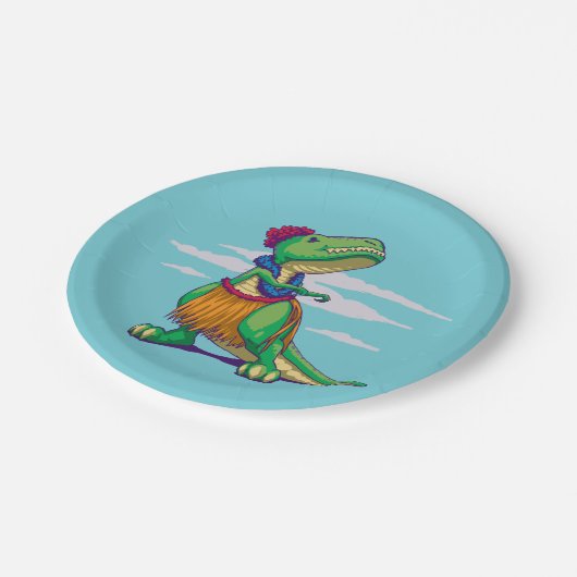 Assiettes En Carton Hula Rex (Angle)