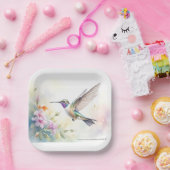 Assiettes En Carton Hummingbird (Fête)