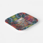 Assiettes En Carton Hummingbird Flight Soft Pastels Art (Angulaire)