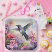 Assiettes En Carton Hummingbird Garden (Fête)