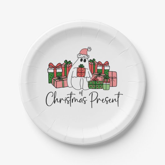 Assiettes En Carton Humour mignon Noël drôle (Devant)