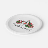 Assiettes En Carton Humour mignon Noël drôle (Angle)