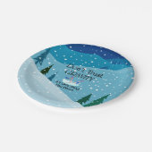 Assiettes En Carton HUMOUR TOP Ski (Angle)