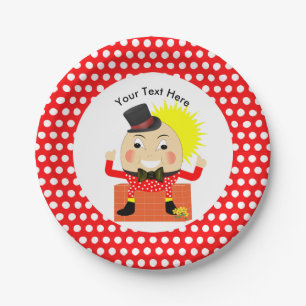 Assiettes En Carton Humpty Dumpty Nursery Rhyme mignon Personnalisé