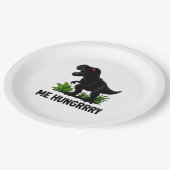 Assiettes En Carton Hungry T-Rexx (Angle)