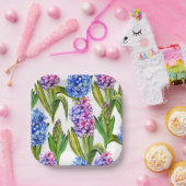 Assiettes En Carton Hyacinthe de printemps (Fête)